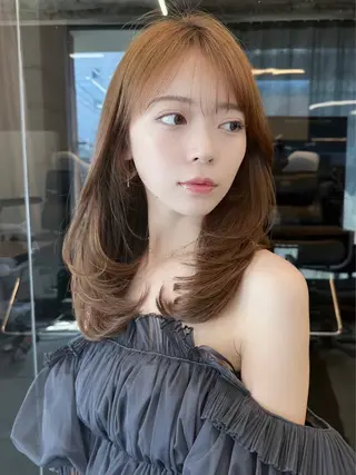 ミディアム Allure所属・伊藤 莉奈　韓国ヘアのヘアスタイル