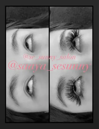 マツエク・マツパ SESUNNY セサ二ー　SAYAのマツエク・マツパデザイン