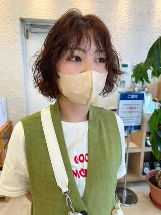 パーマ 似合わせ.ﾍｱｾｯﾄ 得意🌹井上美沙のヘアスタイル