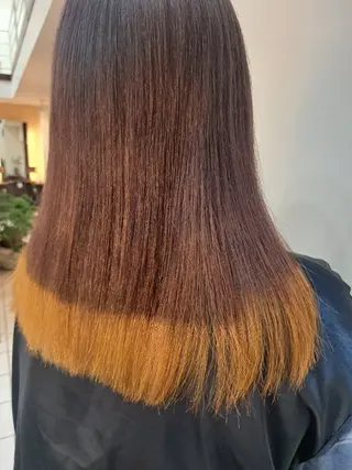 ロング カラー メンズ ヘアメイク ハイトーン キャロのヘアスタイル