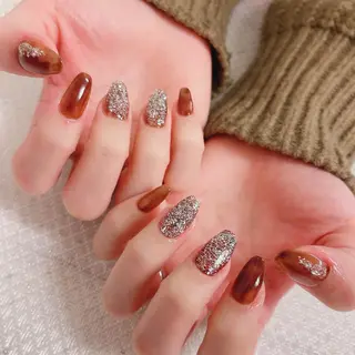 ネイル 🤎🧸 Aya 🧸🤎のネイルデザイン