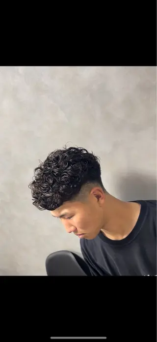 ショート パーマ メンズ メンズパーマ特化 美容師kouyaのヘアスタイル