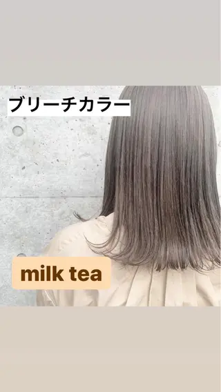 ミディアム カラー ヘアアレンジ 垢抜け案内人 鈴木聖矢✂️のヘアスタイル