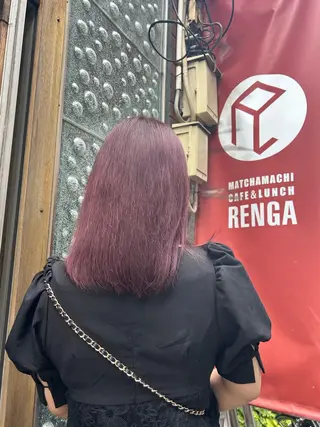 ミディアム コヤナギ ラムのヘアスタイル