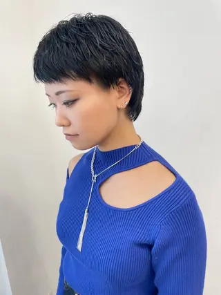 ショート カラー pole所属・【pole】 minaのヘアスタイル