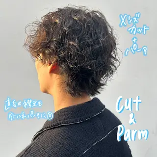 パーマ メンズ 暖色艶color / ボブ🦩Rioのヘアスタイル