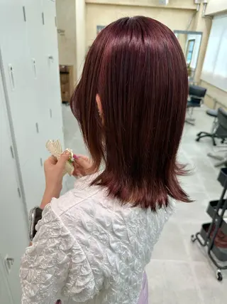 ミディアム カラー 🤍透明感カラー🤍 Moeのヘアスタイル