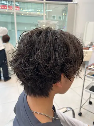 ショート パーマ メンズ 店舗代表 佐藤 幸平のヘアスタイル