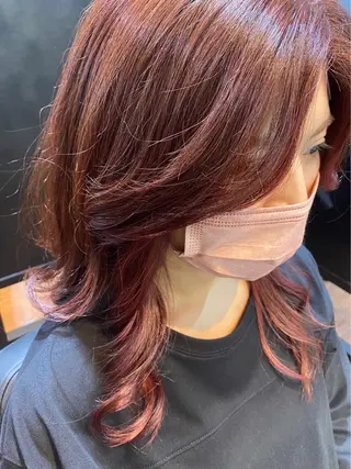 セミロング N°number大分 ナンバーmikotoのヘアスタイル