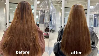 ロング カラー 巖本 真希のヘアスタイル