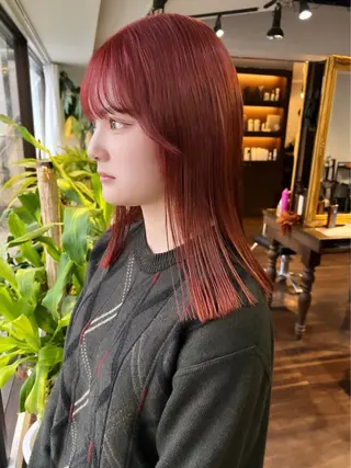 ミディアム カラー nendo_hair所属・ハイトーン/ボブ 🎀sonokaのヘアスタイル