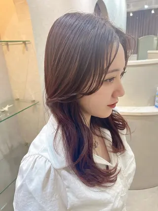 セミロング Color Couture るなのヘアスタイル