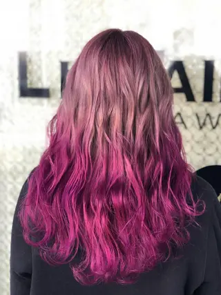 セミロング カラー ヘアアレンジ TOTAL BEAUTY BREK 袋井店所属・BREK 袋井店のヘアスタイル