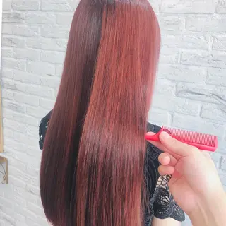 ロング カラー LaNA 佐藤なおのヘアスタイル