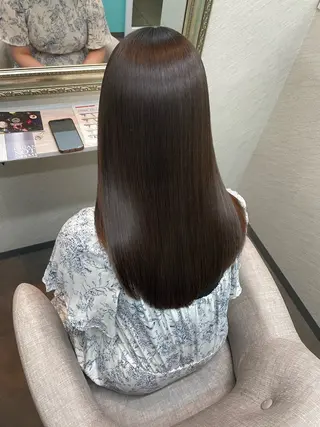 ロング アンナ 髪質改善/縮毛矯正のヘアスタイル