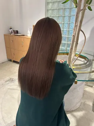 カラー EIGHT mana 海外グレージュ🥥のヘアスタイル