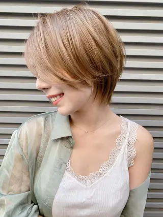 ショート calna by  elmo所属・ショート特化美容師 大阪京橋　大本　渉のヘアスタイル