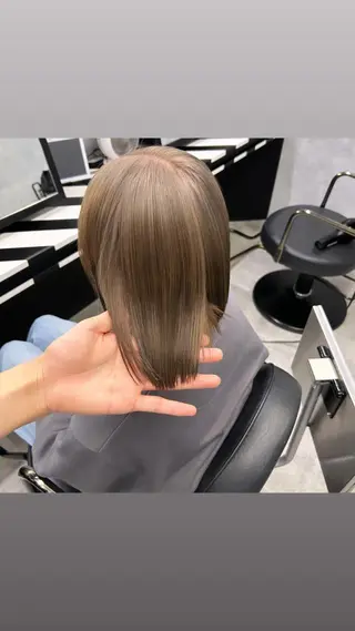 ショート Hui.所属・縮毛矯正・髪質改善 特化 出納 直起のヘアスタイル