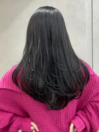 ロング カラー Hiroki 韓国ヘア🇰🇷のヘアスタイル