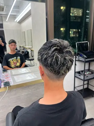カラー メンズ 濱田 憲史郎のヘアスタイル