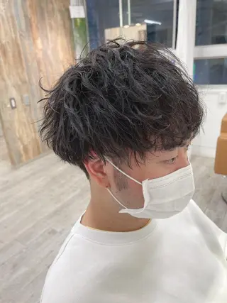 ショート パーマ メンズ メンズ専門 Stylist吉川のヘアスタイル