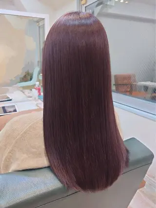 ロング モデル募集中lore 中村かれんのヘアスタイル