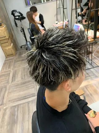 ショート カラー メンズ ANBEL代表 西尾裕樹のヘアスタイル