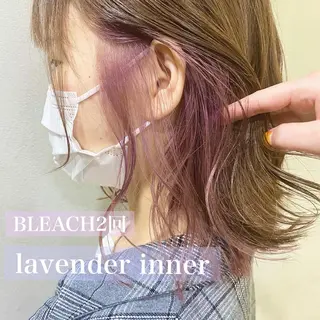 ミディアム カラー 舟橋 りんかのヘアスタイル