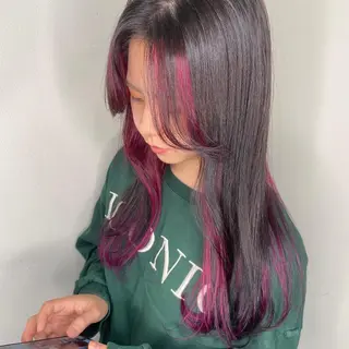 ロング カラー パーマ ヘアアレンジ メンズ キッズ ネイル マツエク・マツパ 似合わせ提案サラ艶♡ 彩華のヘアスタイル