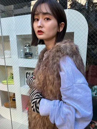 ショート カラー salowin所属・吉ヶ別符 亮祐のヘアスタイル