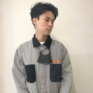 パーマ メンズ 永野 正芳のヘアスタイル