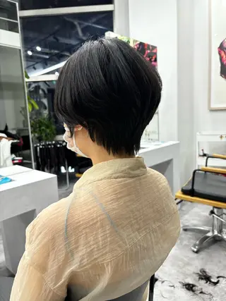 ショート 門崎未依/レイヤー/ メンズカット🪿🌼のヘアスタイル