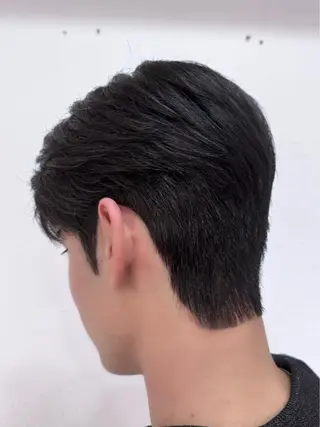 ショート パーマ メンズ ダウンパーマ/韓国 ヘア/ブリーチ/桑本のヘアスタイル