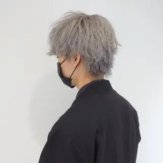 ショート カラー メンズ E Komo hair所属・Wow❕E Komo hair 永井一輝のヘアスタイル