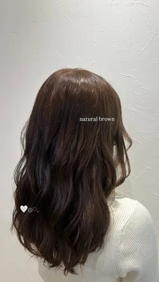 セミロング カラー ヘアセット/ふわモテ yuki♡♡のヘアスタイル