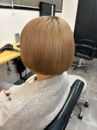 ミディアム エクステ/心斎橋/ ハイトーン/ミサキのヘアスタイル