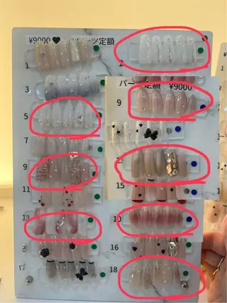 ネイル エルバイノリコ 岩下パラジェル取扱店のネイルデザイン