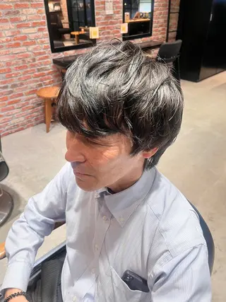 パーマ メンズ 田中 美月のヘアスタイル