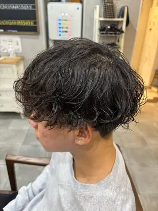 パーマ メンズ ❄️中野侑香❄️ ハイライト/ブリーチのヘアスタイル