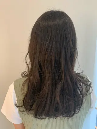 セミロング カラー パーマ ヘアアレンジ 加藤 綾華のヘアスタイル