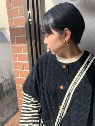 ショート カラー Fuuu《フゥ》所属・シノザキ シンゴのヘアスタイル