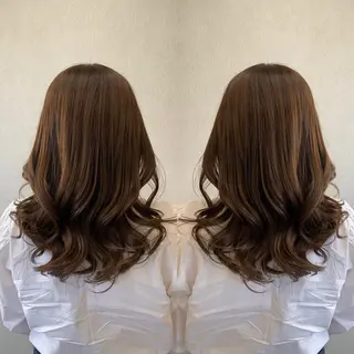 ロング カラー tocca 💜石田愛結💜のヘアスタイル