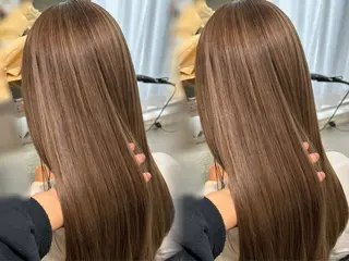 ロング カラー 結べるくびれボブ/透 明感カラーtaigaのヘアスタイル