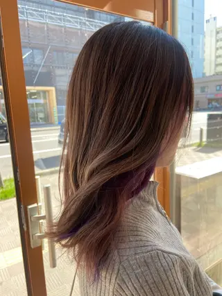 カラー sato harunaのヘアスタイル