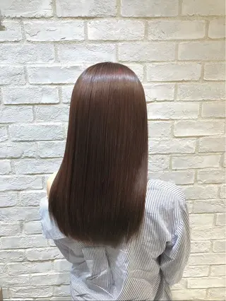 セミロング カラー 渡邊楓果／髪質改善 ／カラーのヘアスタイル