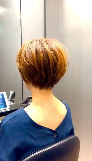 ショート HARUKI  MINATO Japan広島紙屋町店所属・hmj紙屋町店 脊戸智志のヘアスタイル