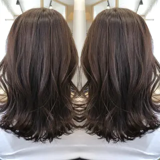 ミディアム カラー 天野 涼のヘアスタイル