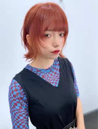 ショート カラー .6-ROGU-neon所属・柿本拓【全席完全個室 ログネオン】のヘアスタイル