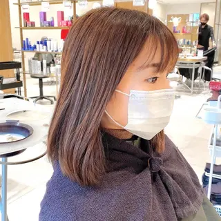 ミディアム 韓国くびれレイヤー 🇰🇷はづきのヘアスタイル