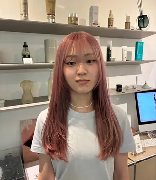 ロング Rosso Hair&SPA 大橋店所属・nanami🎀/ ふんわりカラーのヘアスタイル